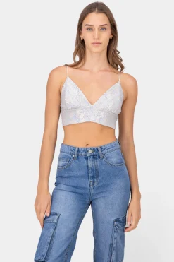 Top tirantes brillos