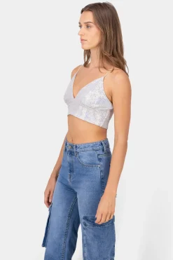 Top tirantes brillos