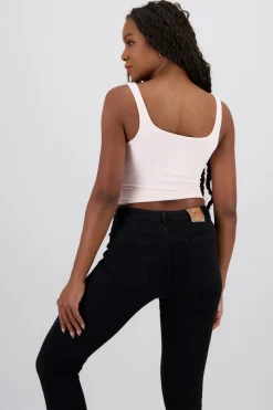 Top tirantes cuello redondo