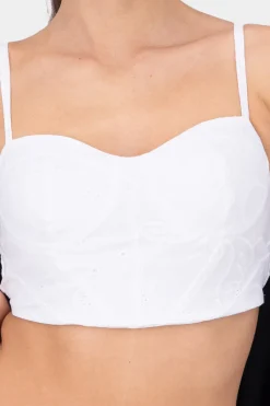 Top tirantes eyelet detalle copas