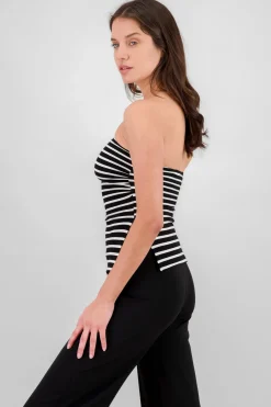 Top tubo abertura rayas