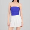 Top Tubo Strapless Drapeado
