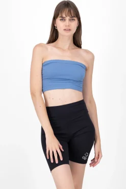 Top Tubo Strapless Rib