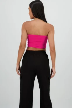 Top Tubo Strapless Rib