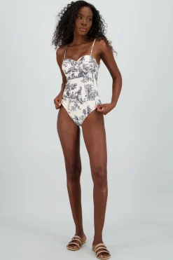 Traje de bano tipo corset