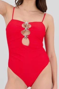 Traje de baño completo detalle estrellas