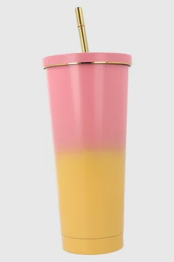 Vaso degradado detalle metal 750 ML