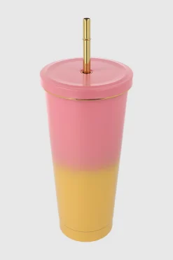 Vaso degradado detalle metal 750 ML