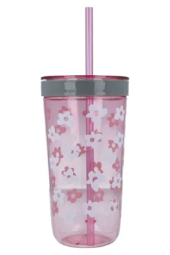 Vaso Flores Popote
