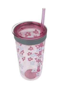 Vaso Flores Popote