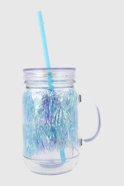 Vaso manija glitter 550ml