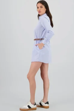 Vestido camisero detalle cinturon