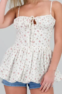Vestido con falda burbuja