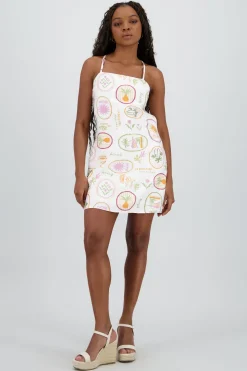 Vestido escote cuadrado espalda descubierta