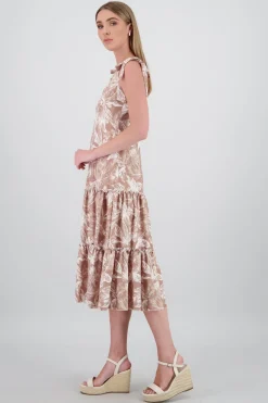 Vestido maxi olan detalle tirantes