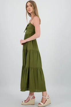 Vestido maxi tirantes