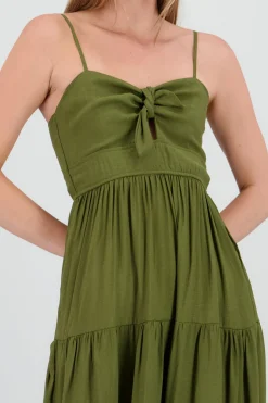 Vestido maxi tirantes