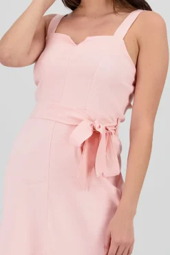 Vestido maxi tirantes detalle liston