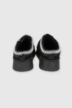 Zueco peluche franja